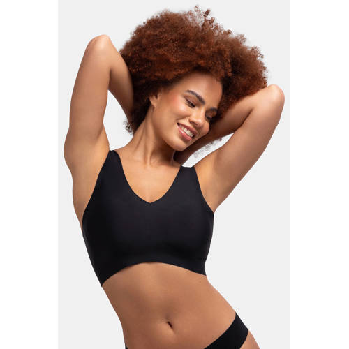 Dorina seamless voorgevormde bh top Airlite zwart afbeelding