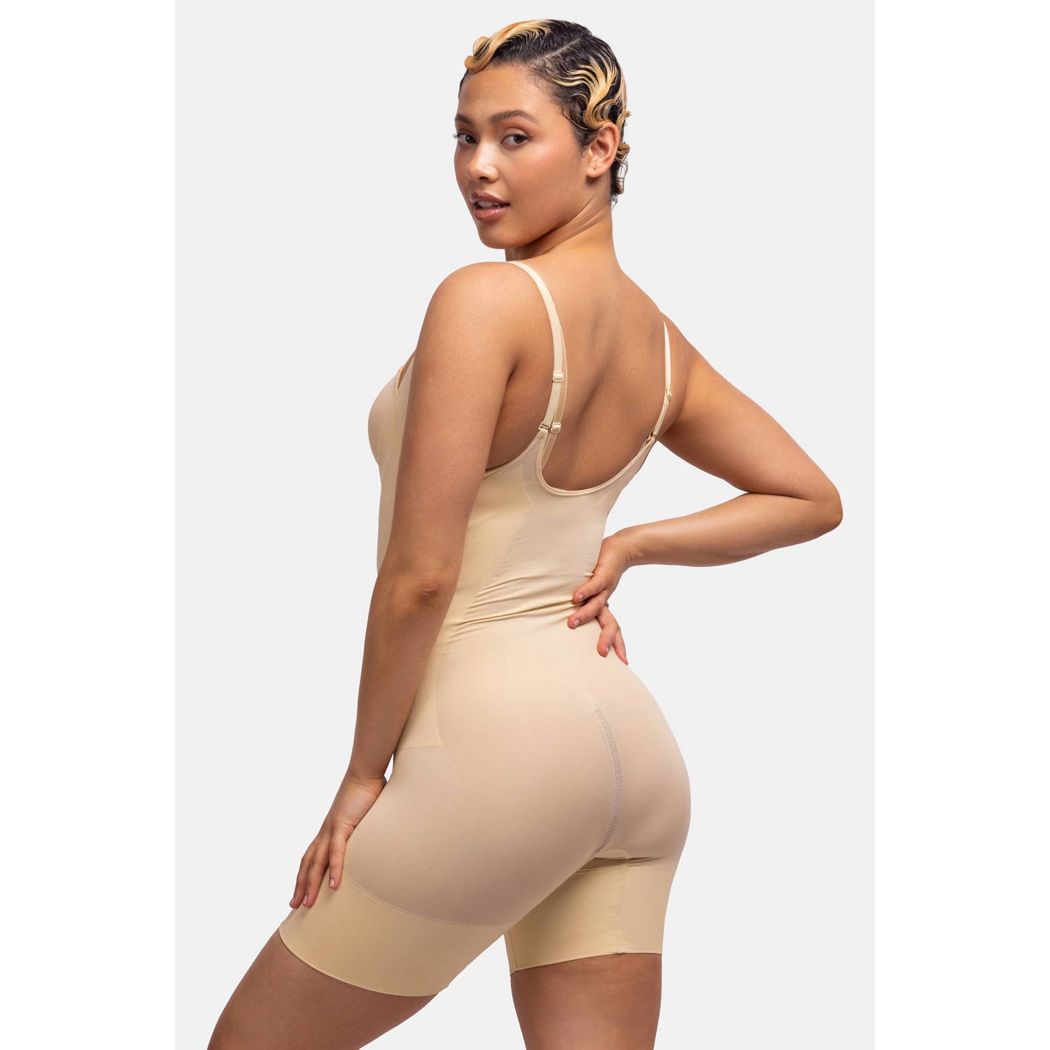 Dorina open bust corrigerende bodysuit Absolute Sculpt beige