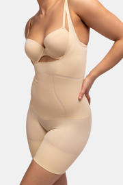 thumbnail: Dorina open bust corrigerende bodysuit Absolute Sculpt beige