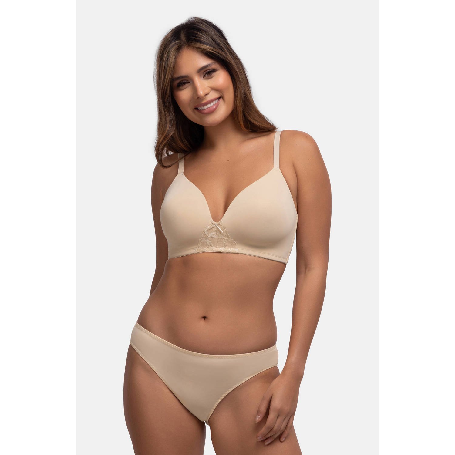 Dorina voorgevormde bh zonder beugel Michelle beige
