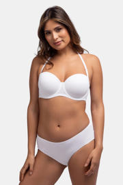 thumbnail: Dorina voorgevormde strapless balconette bh Michelle wit