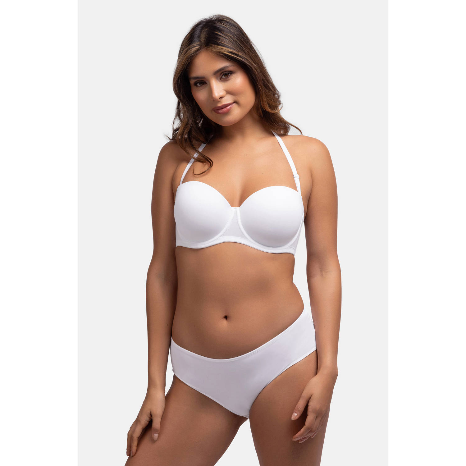Dorina voorgevormde strapless beugelbh Michelle wit