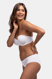 thumbnail: Dorina voorgevormde strapless balconette bh Michelle wit