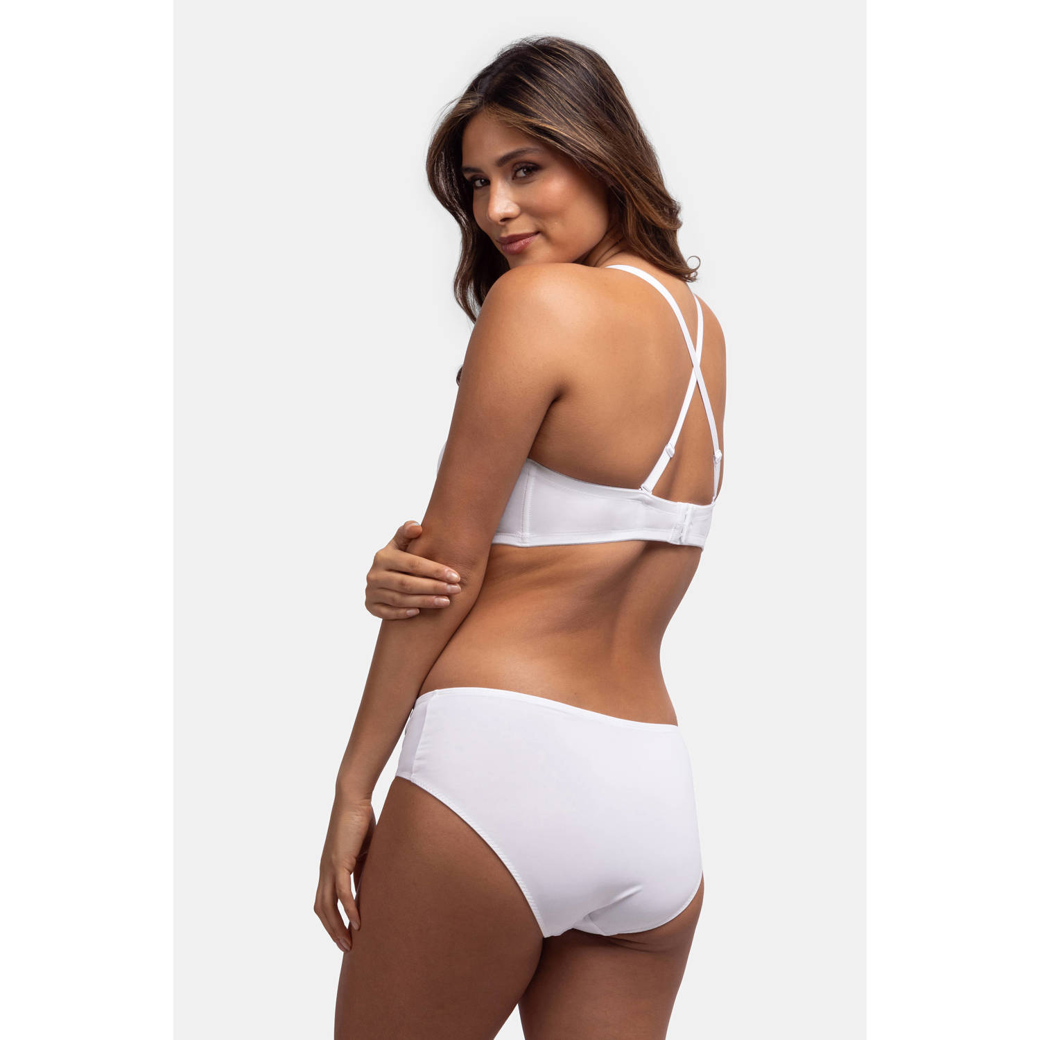 Dorina voorgevormde strapless beugelbh Michelle wit