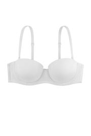 thumbnail: Dorina voorgevormde strapless balconette bh Michelle wit