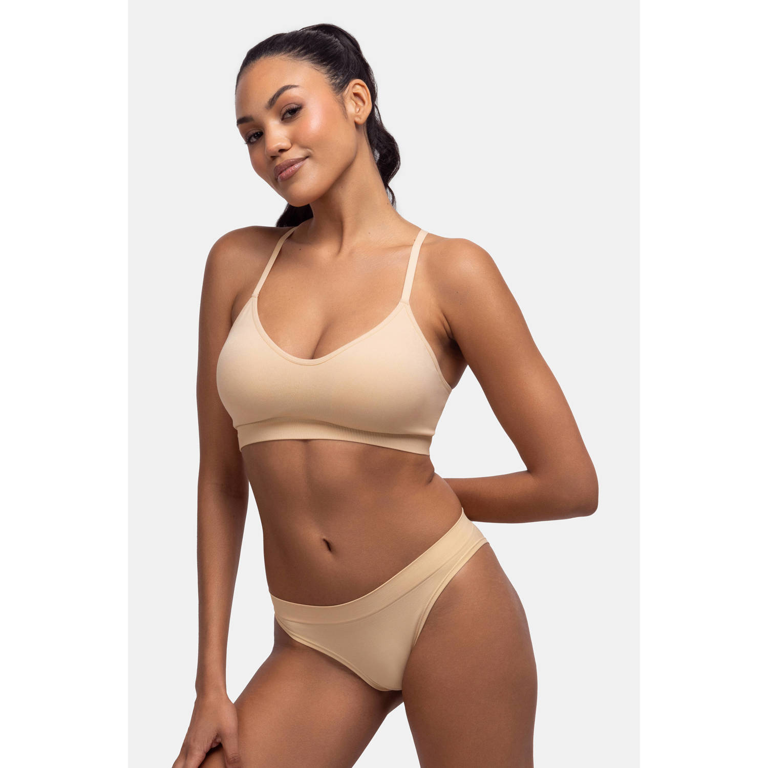 Dorina voorgevormde bralette Revive beige
