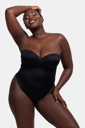 strapless corrigerende stringbody Sublime Sculpt zwart
