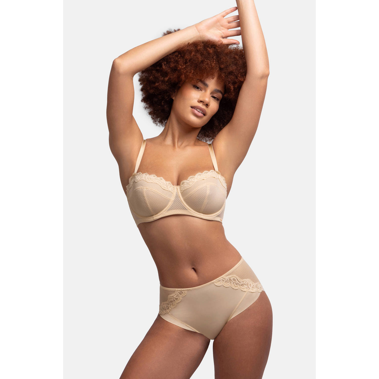 Dorina slip Kaia beige