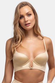 thumbnail: Dorina laag uitgesneden voorgevormde beugelbh Sublime Sculpt beige
