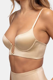 thumbnail: Dorina laag uitgesneden voorgevormde beugelbh Sublime Sculpt beige
