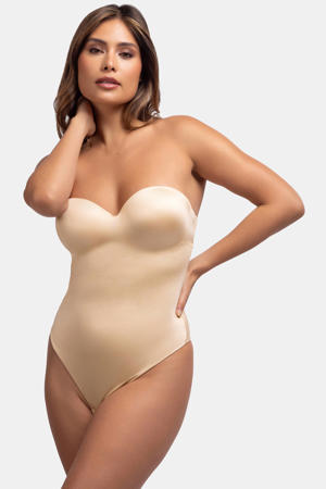 strapless corrigerende stringbody Sublime Sculpt beige