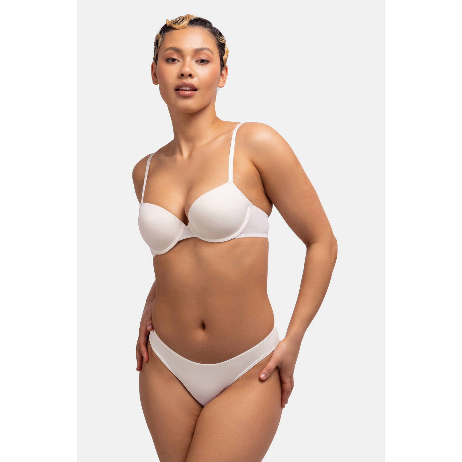 Dorina voorgevormde beugelbh Louise (set van 2) roze ecru