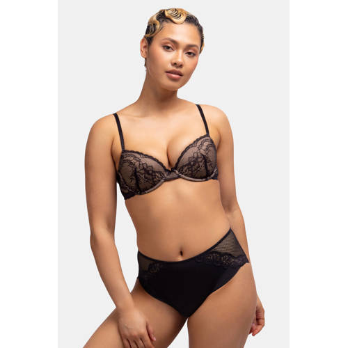 Dorina voorgevormde beugelbh Chloe (set van 2) beige/zwart afbeelding