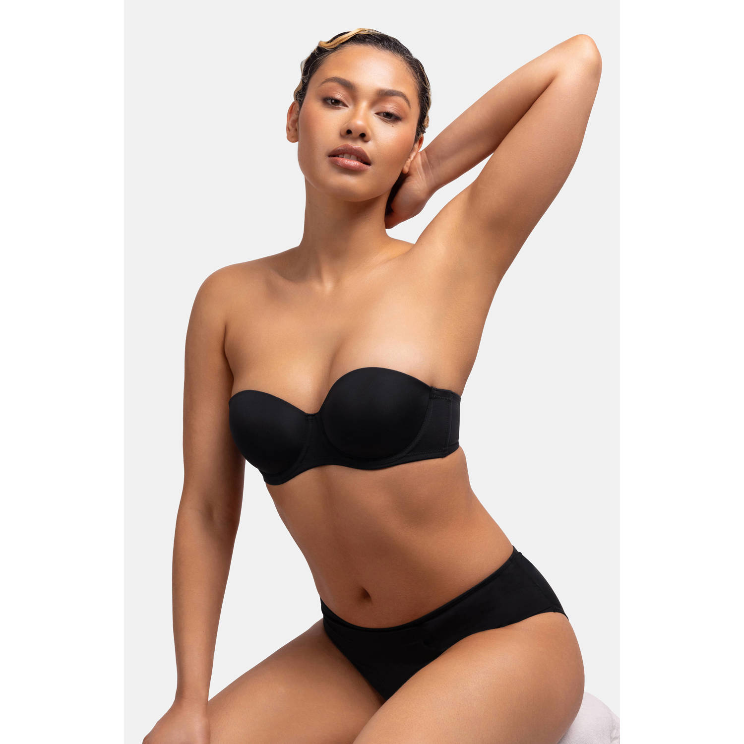 Dorina voorgevormde strapless beugelbh Michelle zwart