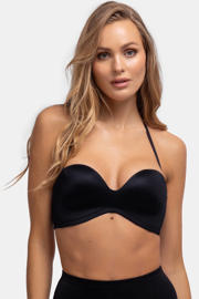 thumbnail: Dorina voorgevormde strapless bh zonder beugel Sublime Sculpt zwart
