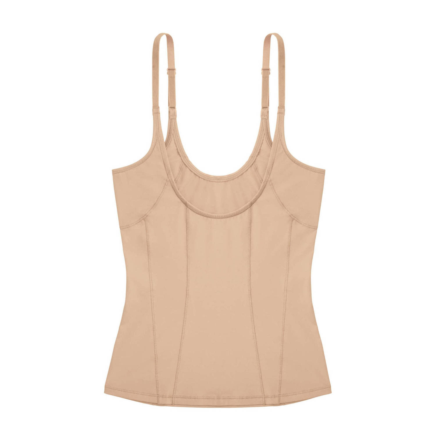 Dorina corrigerend hemd Alina beige