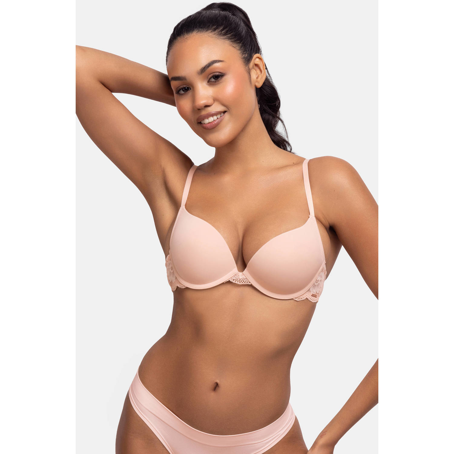 Dorina voorgevormde push-up bh Rosa roze