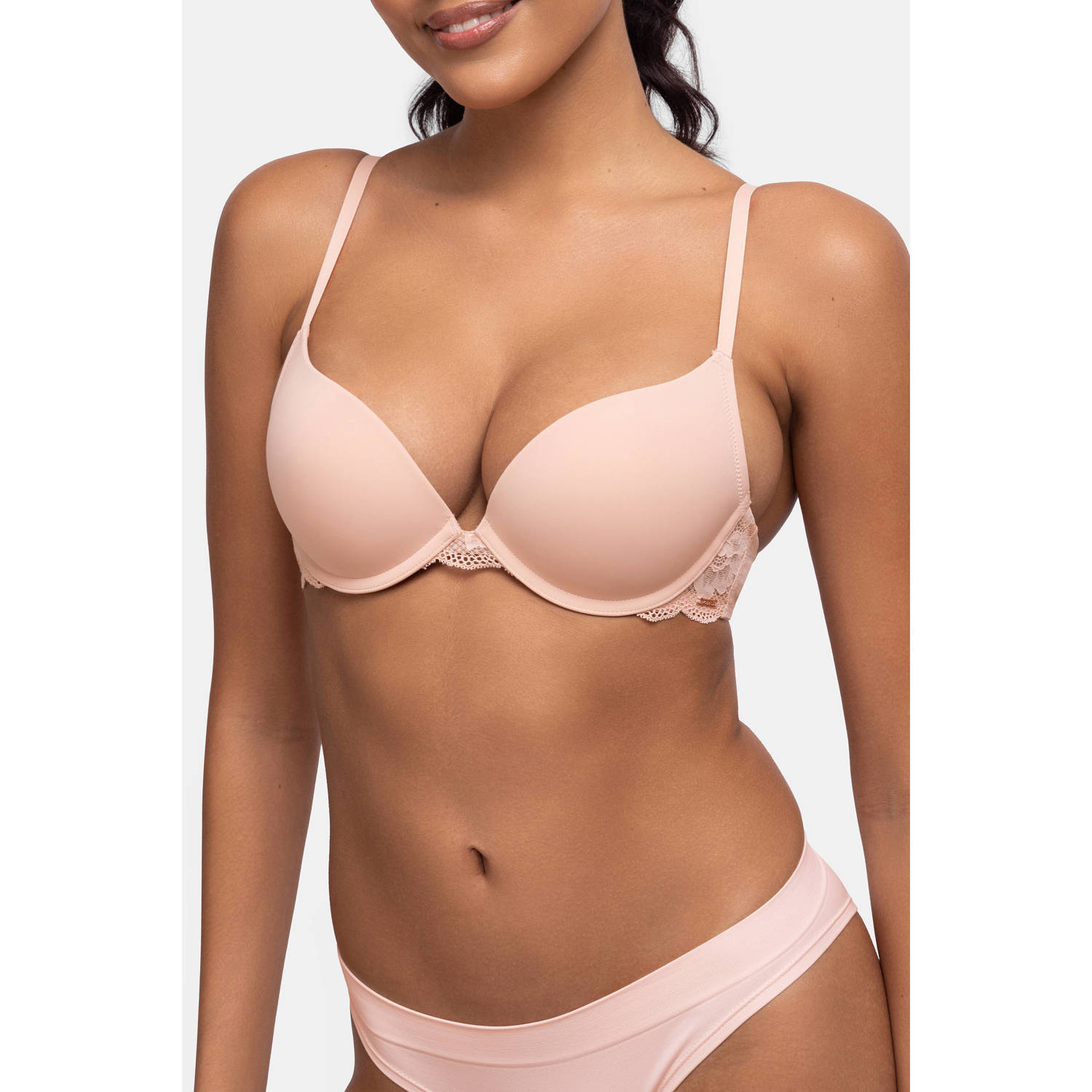 Dorina voorgevormde push-up bh Rosa roze