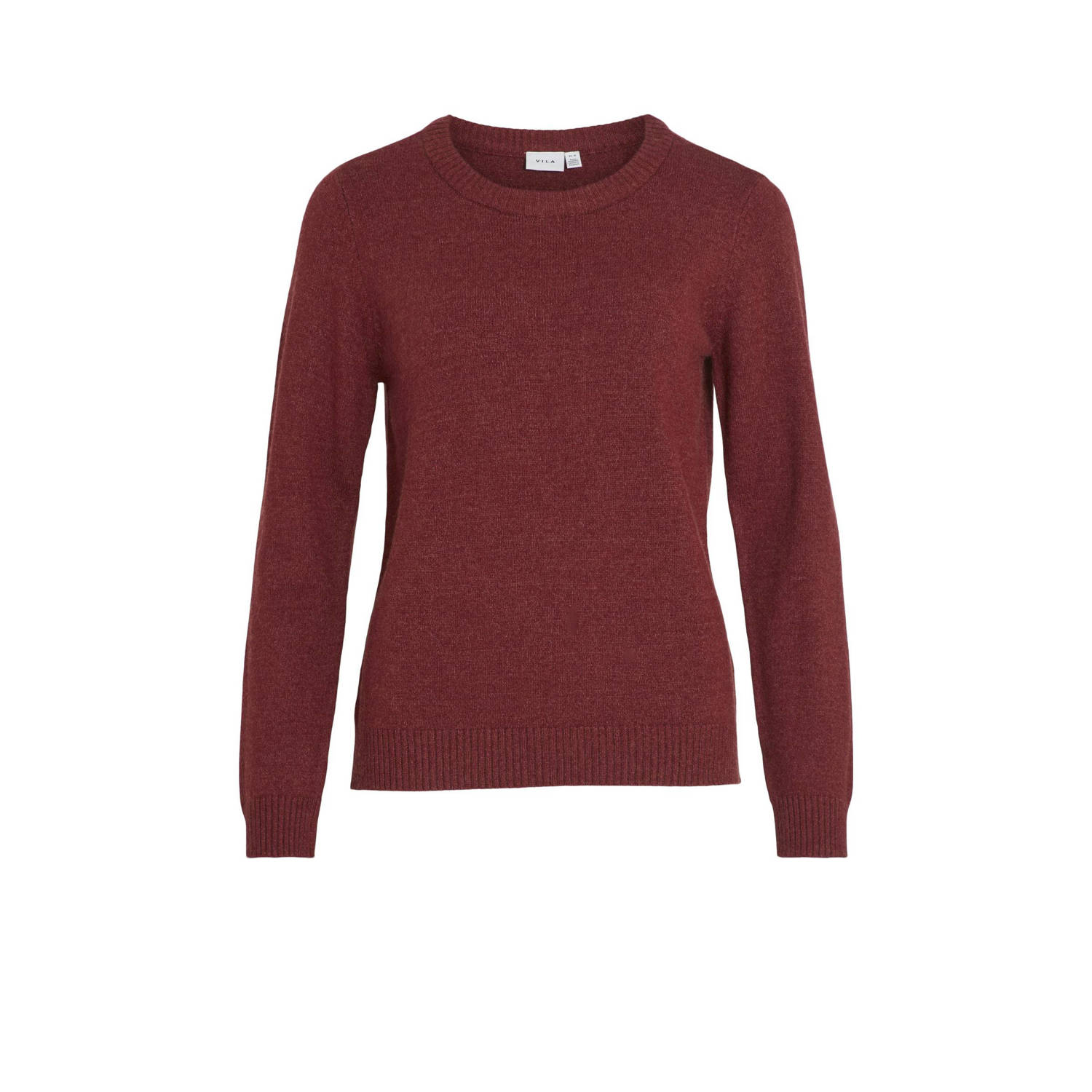 Vila Trui met ronde hals VIRIL O-NECK L S KNIT TOP NOOS