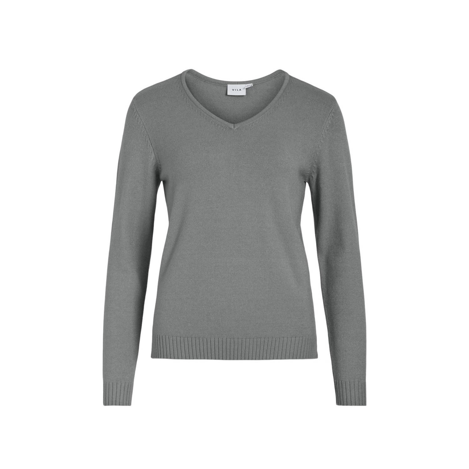 Vila Trui met V-hals VIRIL V-NECK L S KNIT TOP NOOS