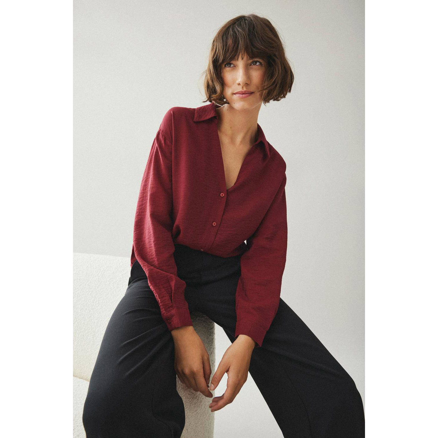 VILA blouse VIDOMIRA rood