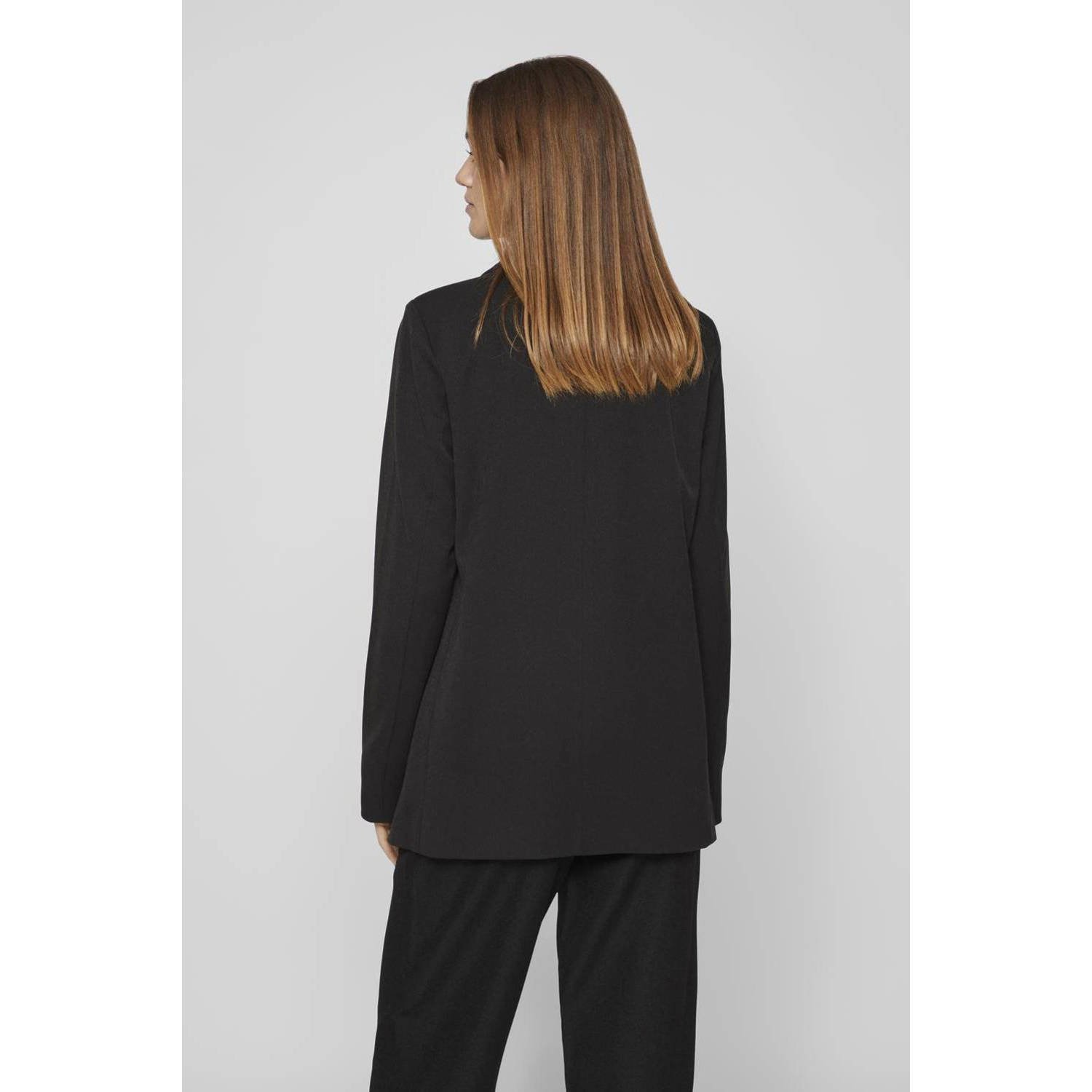 VILA rechtvallende blazer VIVARONE zwart
