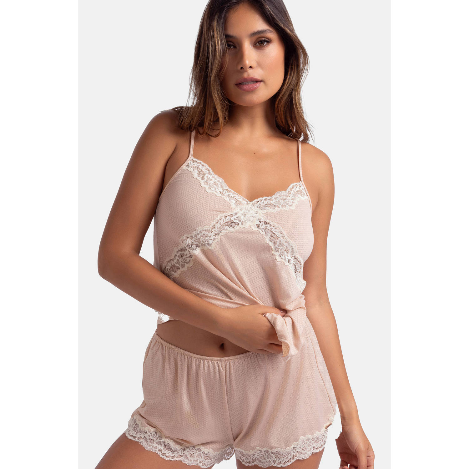 Dorina pyjamashort Origins oudroze