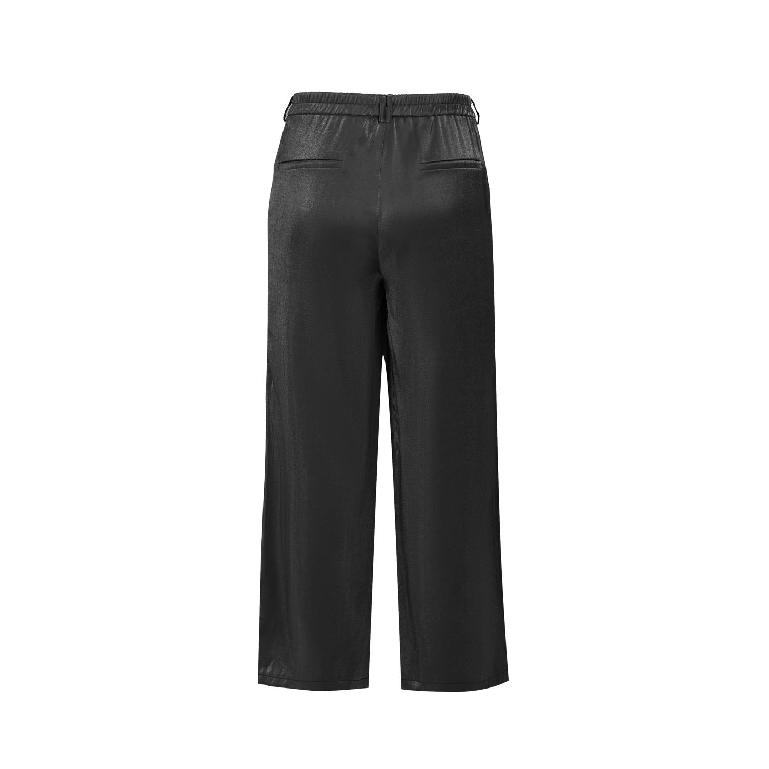 Exxcellent wide leg pantalon met glitters zwart