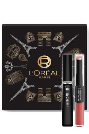 set - Telescopic Lift mascara + Infaillible 24H lipstick - 312 Incessant Russet