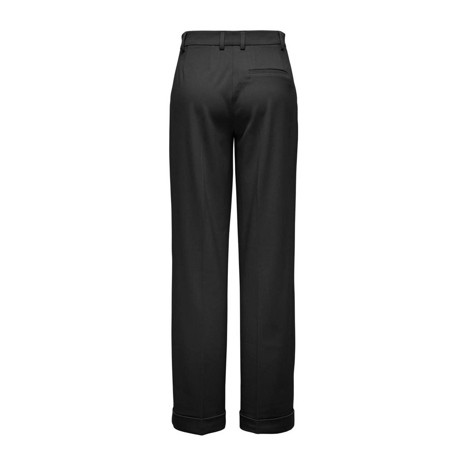 ONLY straight fit pantalon ONLSULAJMA zwart