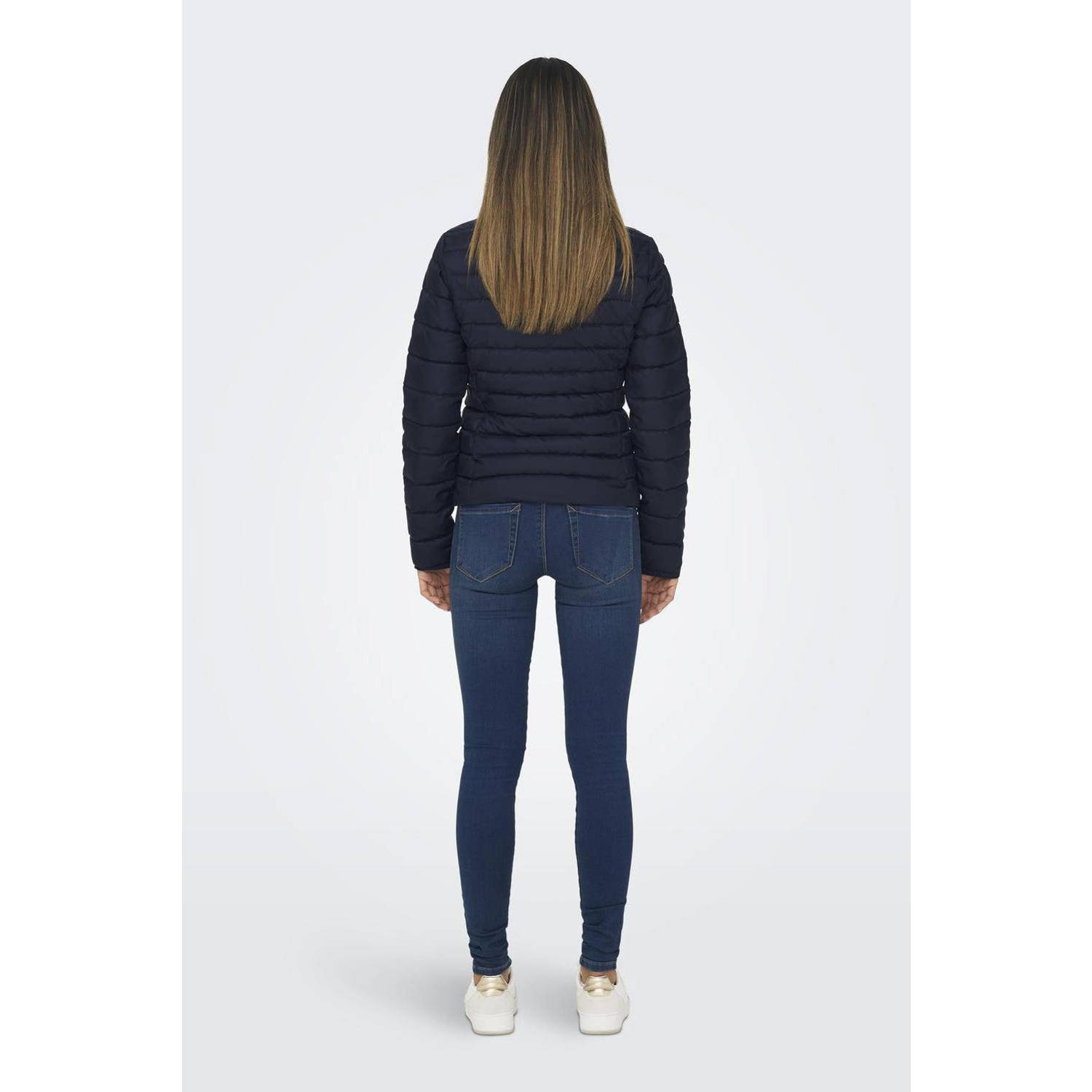 ONLY gewatteerde jas ONLTAHOE donkerblauw