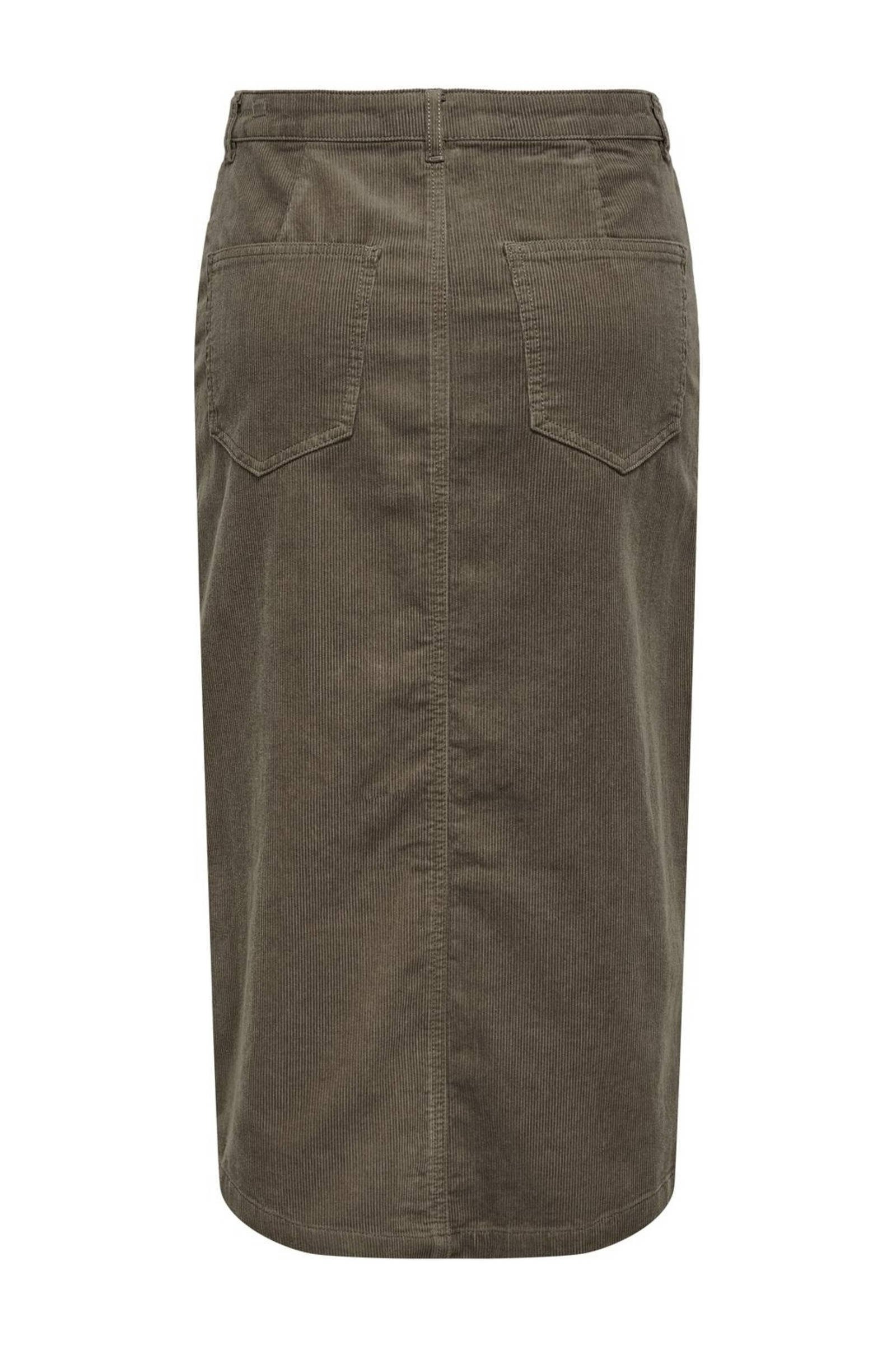 Corduroy rok midi sale