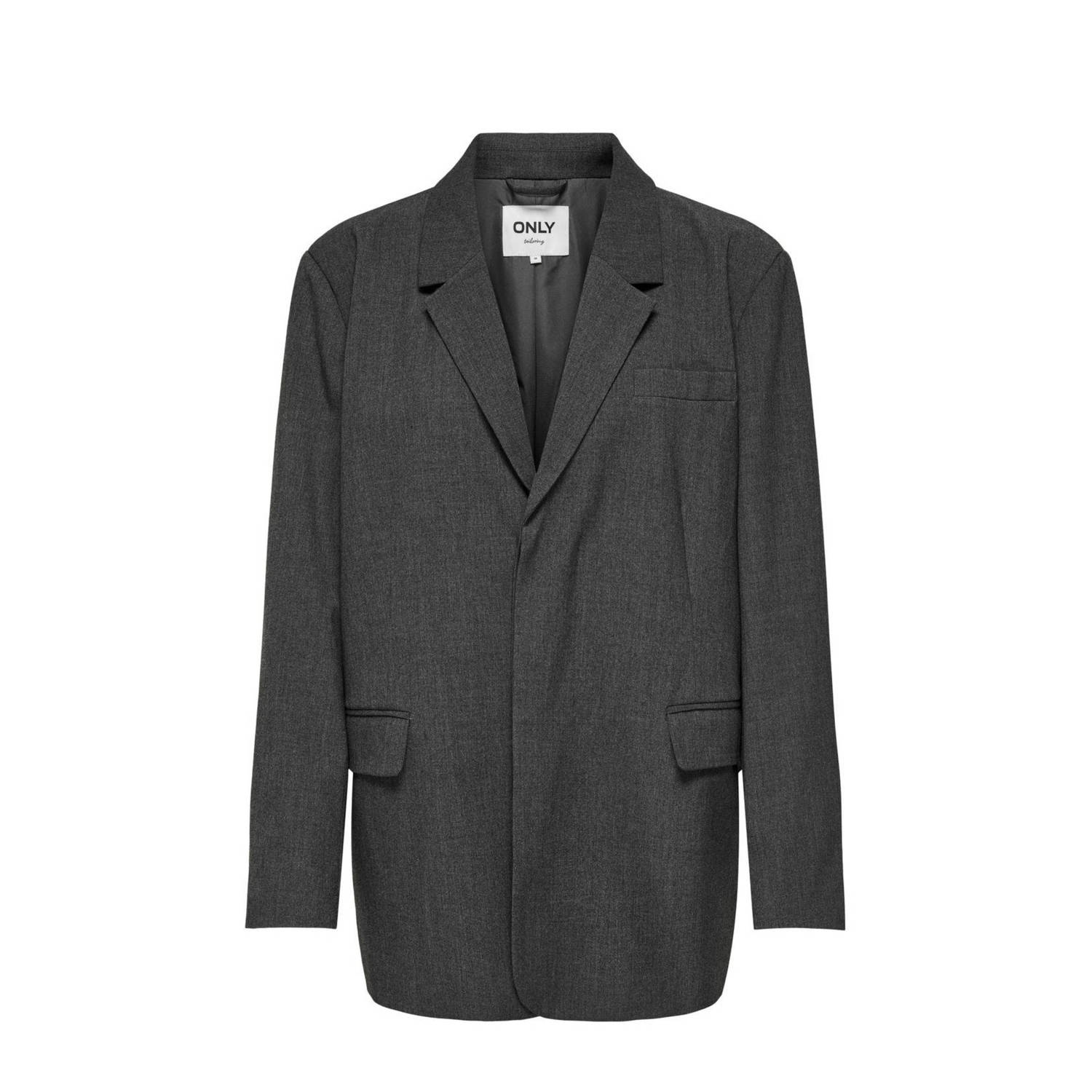 ONLY oversized blazer ONLMAVIS grijs