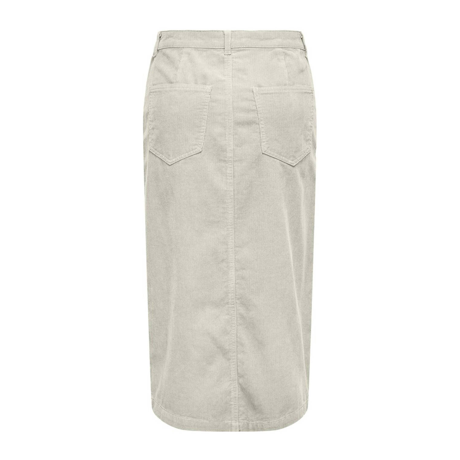 ONLY midi rok corduroy beige