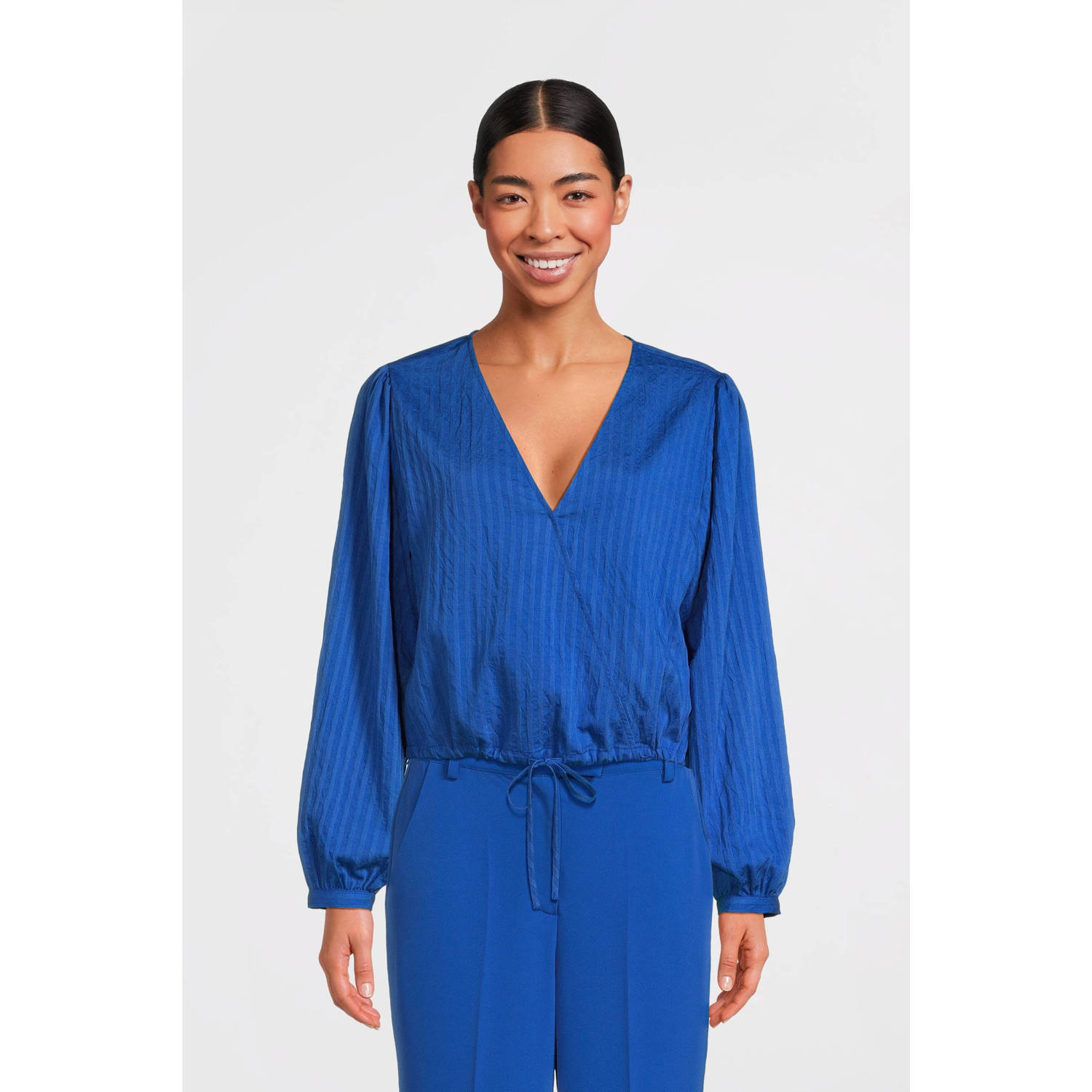 Another-Label overslag top Salem blauw