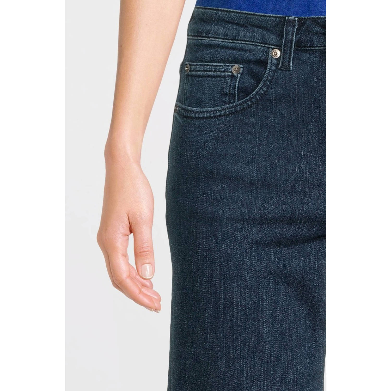 Another-Label high waist straight leg jeans Moore stone indigo