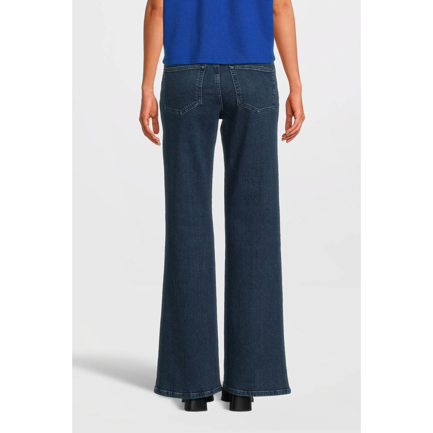 Another-Label high waist straight leg jeans Moore stone indigo