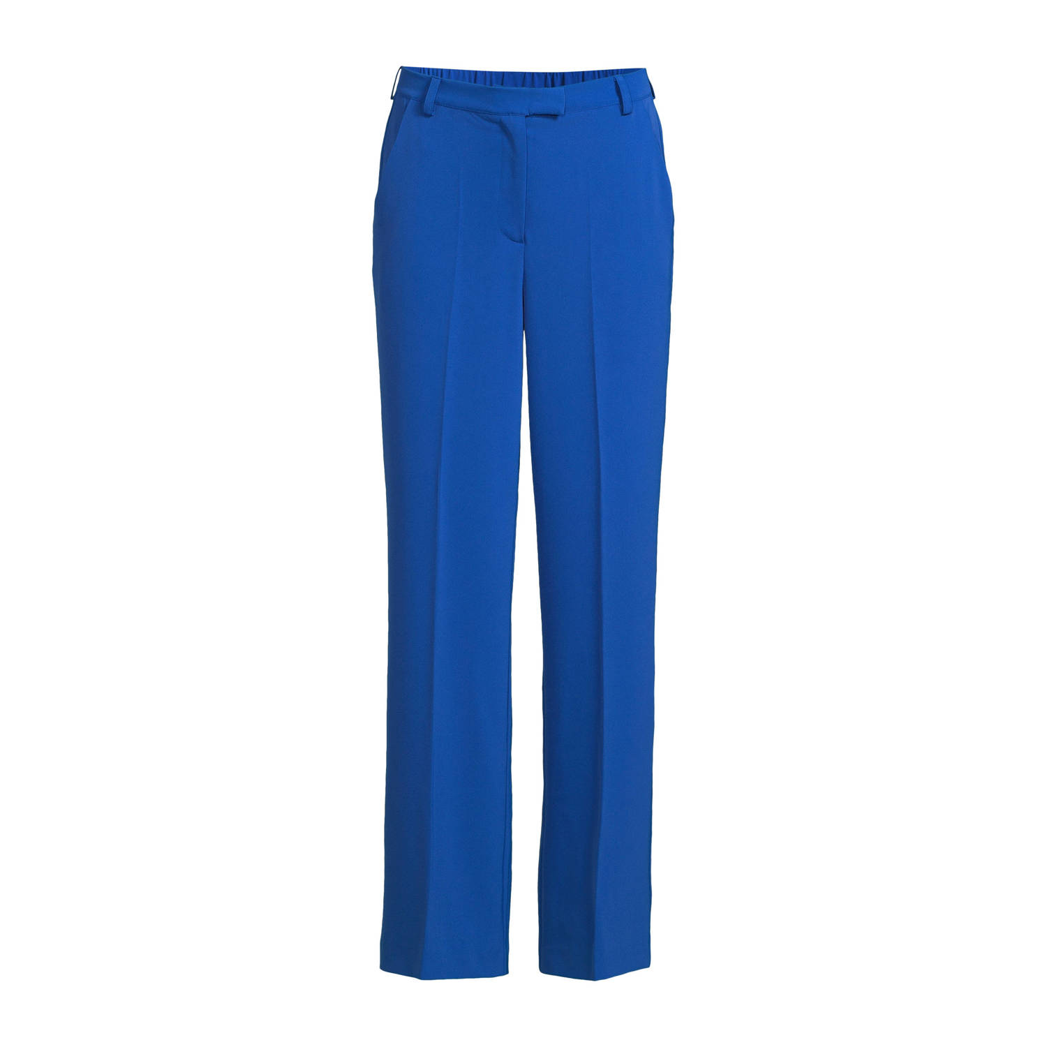 Another-Label straight fit pantalon Doore blauw