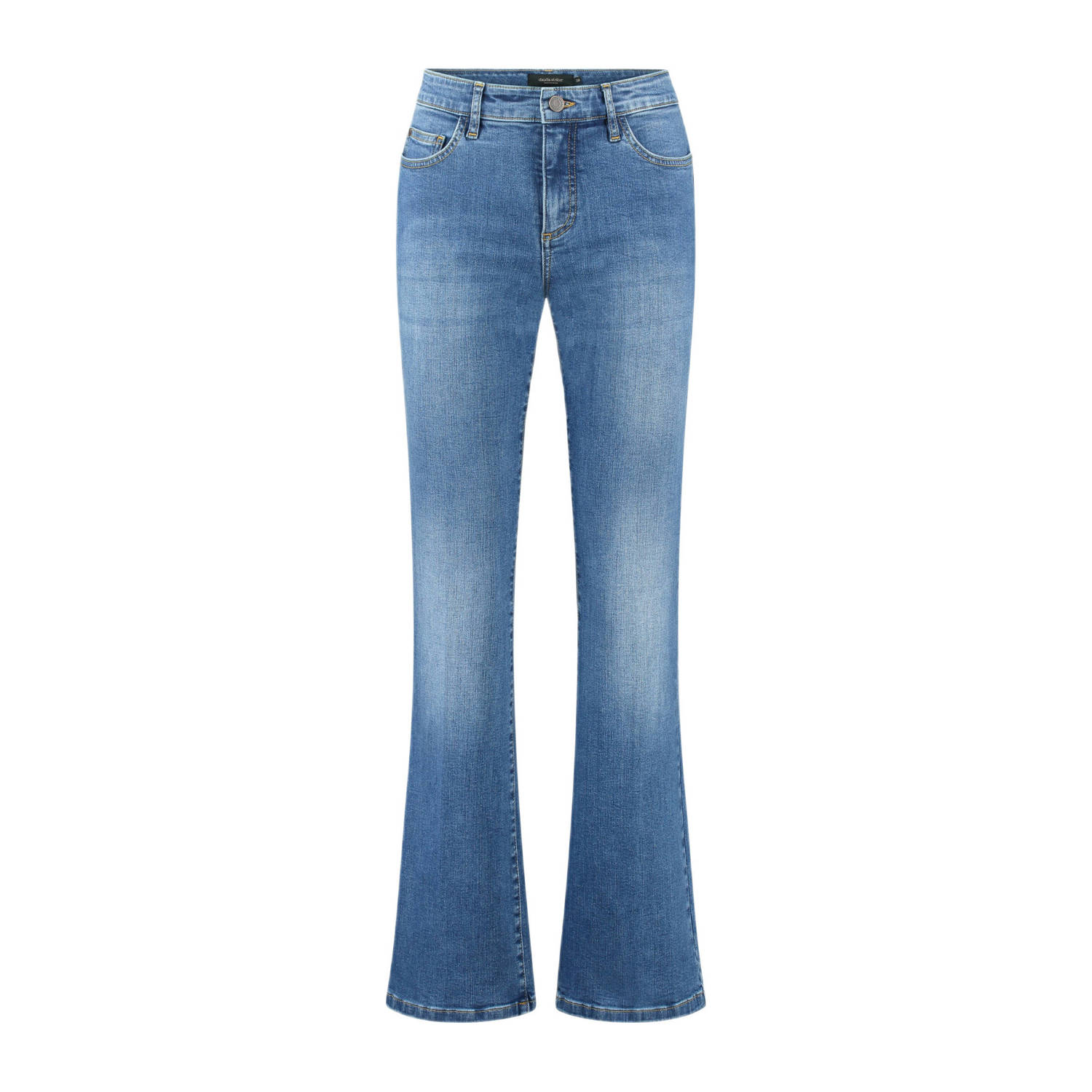 Claudia Sträter low waist flared jeans medium blue denim