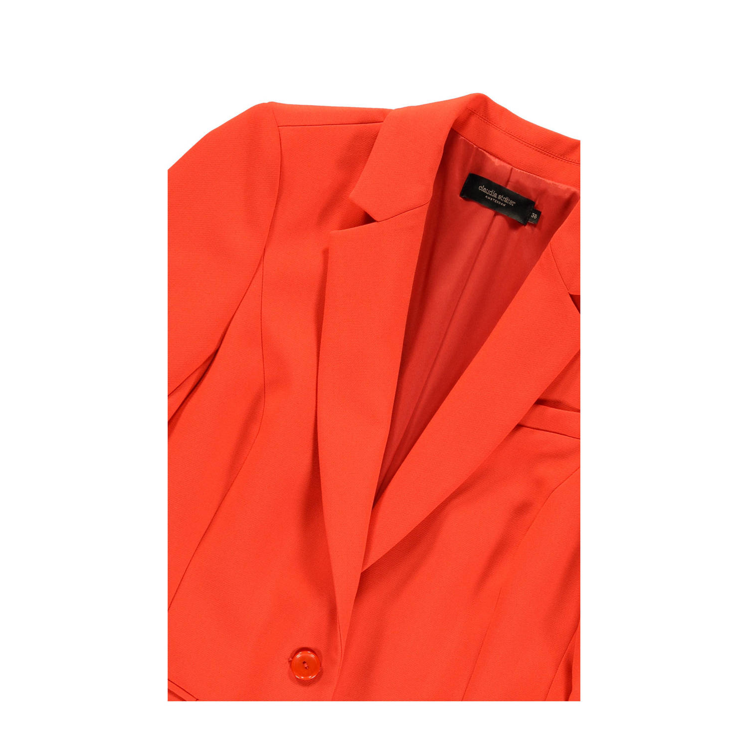 Claudia Sträter regular blazer oranje
