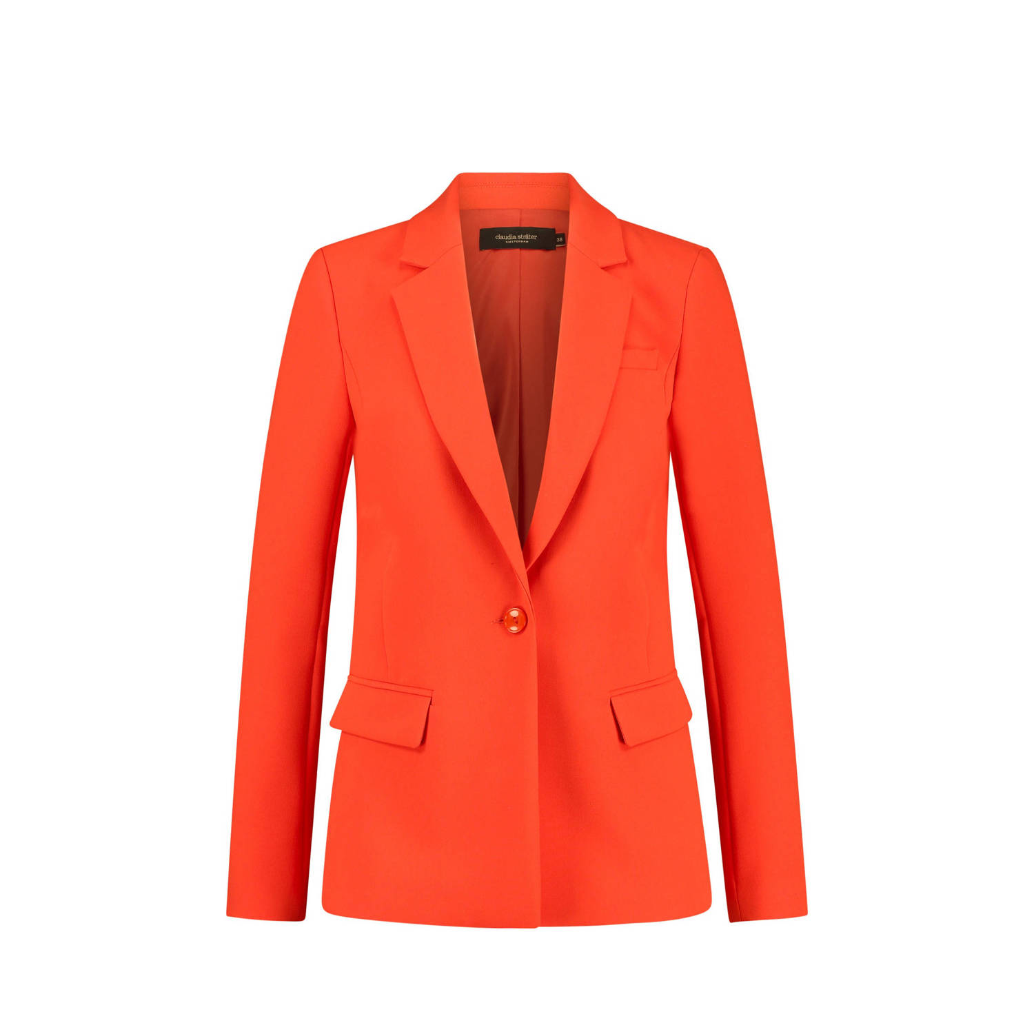 Claudia Sträter regular blazer oranje