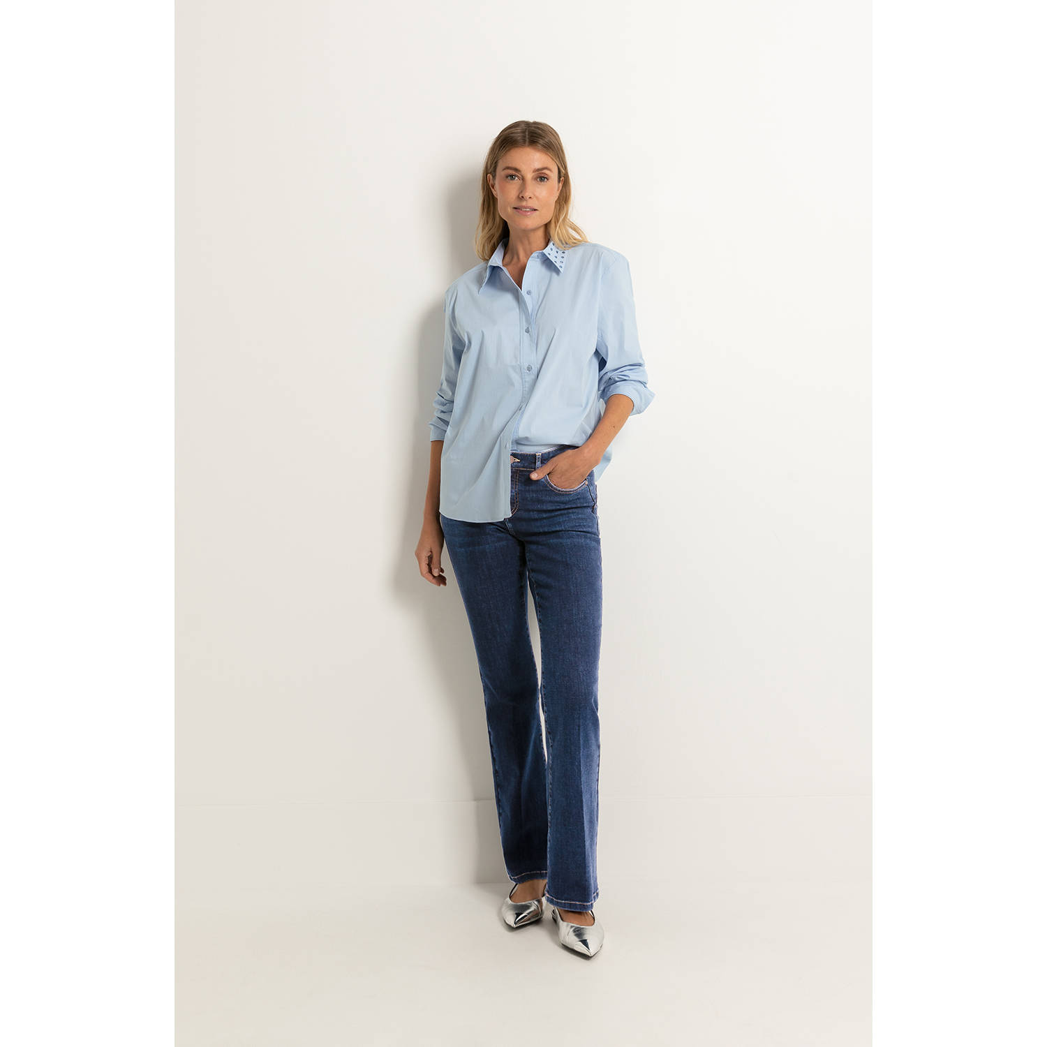 Claudia Sträter low waist dark blue denim