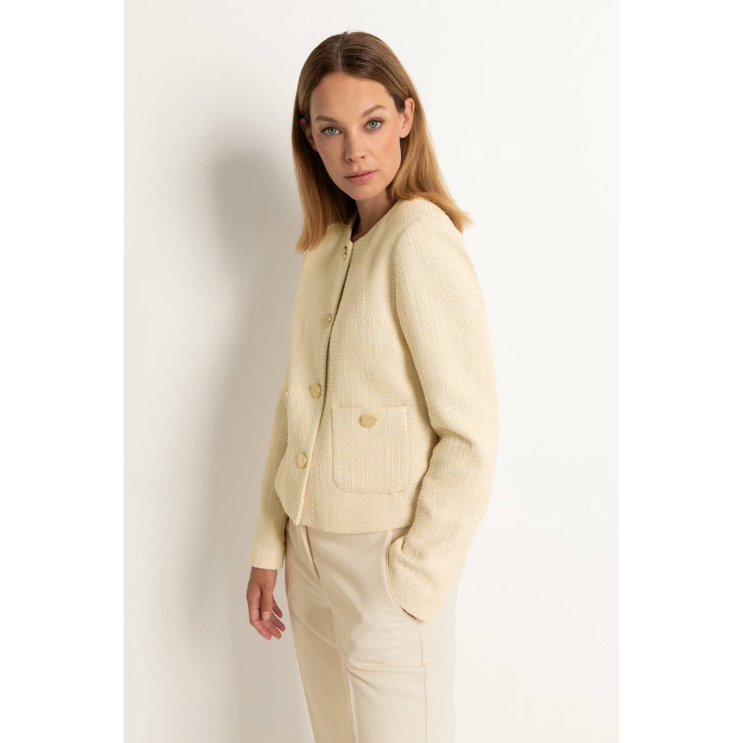 Claudia Sträter jas beige