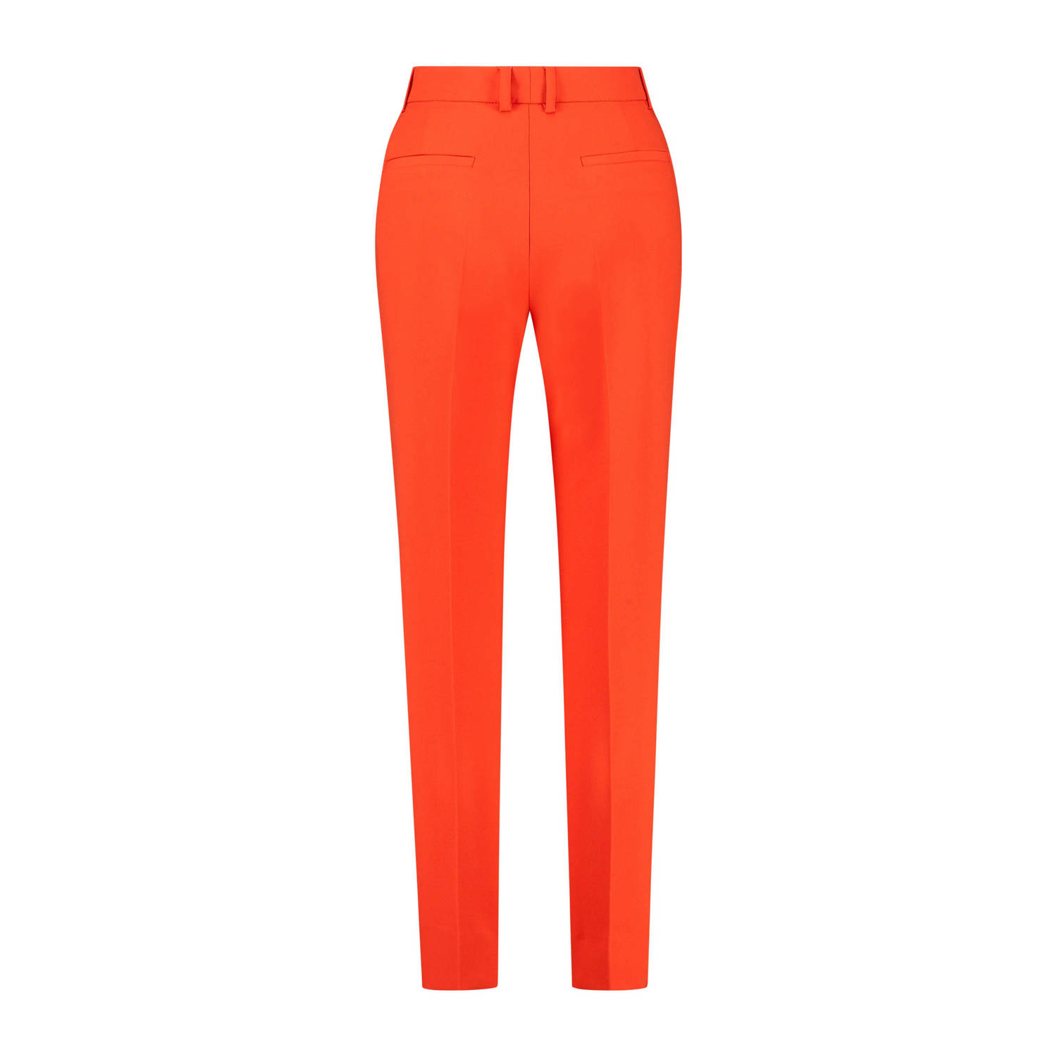 Claudia Sträter straight fit broek oranje