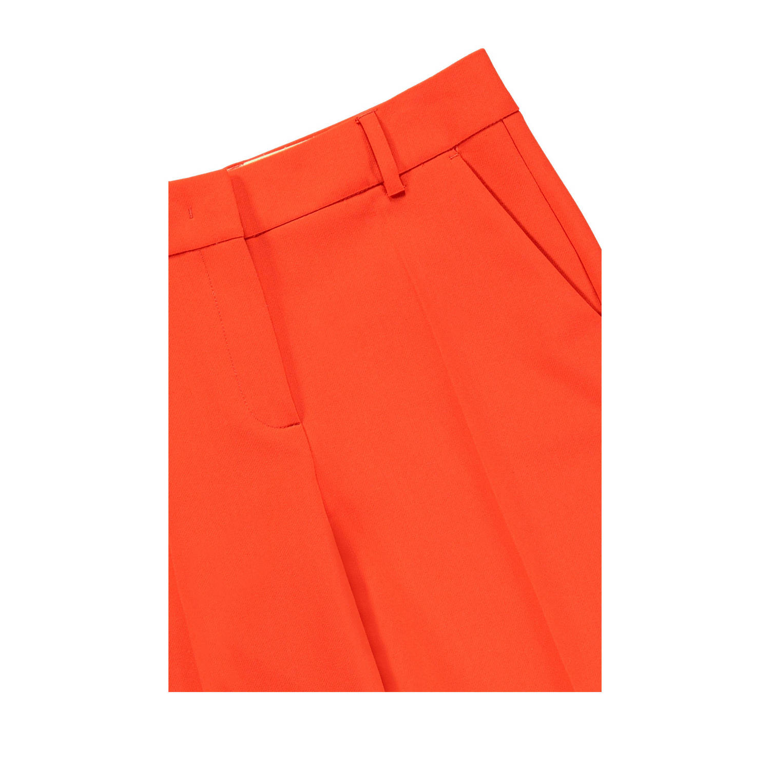 Claudia Sträter straight fit broek oranje