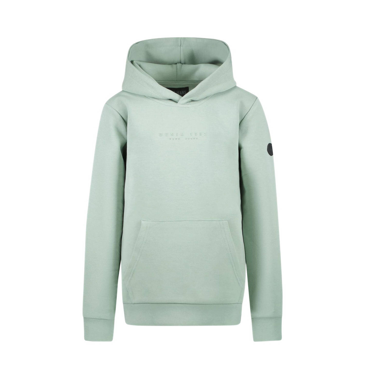 Cars hoodie HENNO met tekst mintgroen