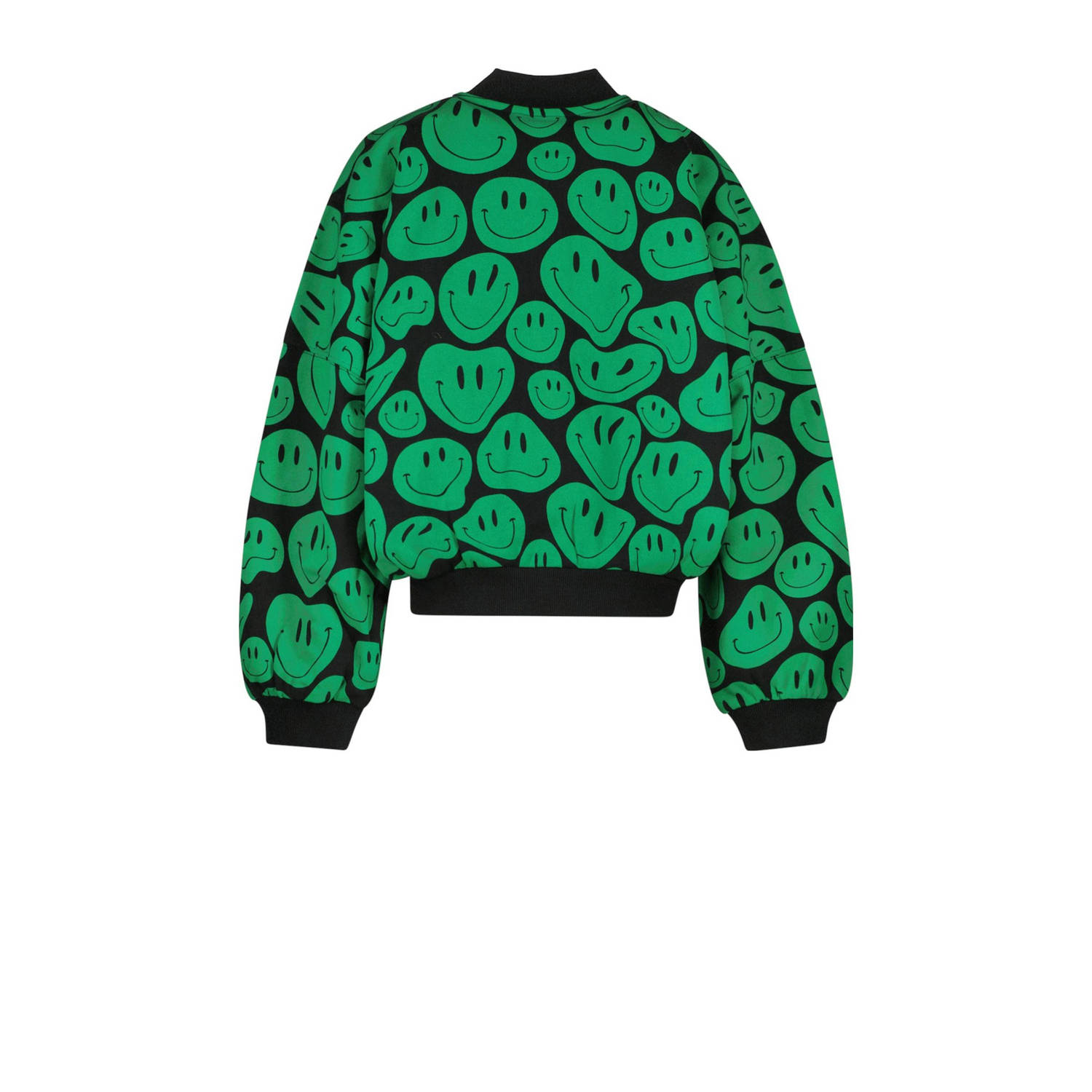 Cars sweatvest JIMENA met all over print zwart groen