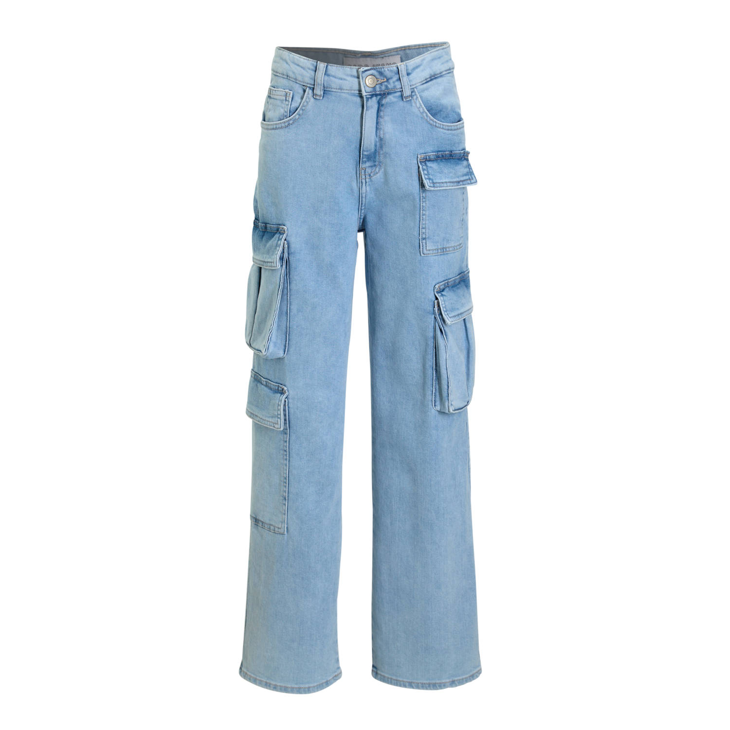 Cars high waist straight fit jeans BRY stonewashed bleached