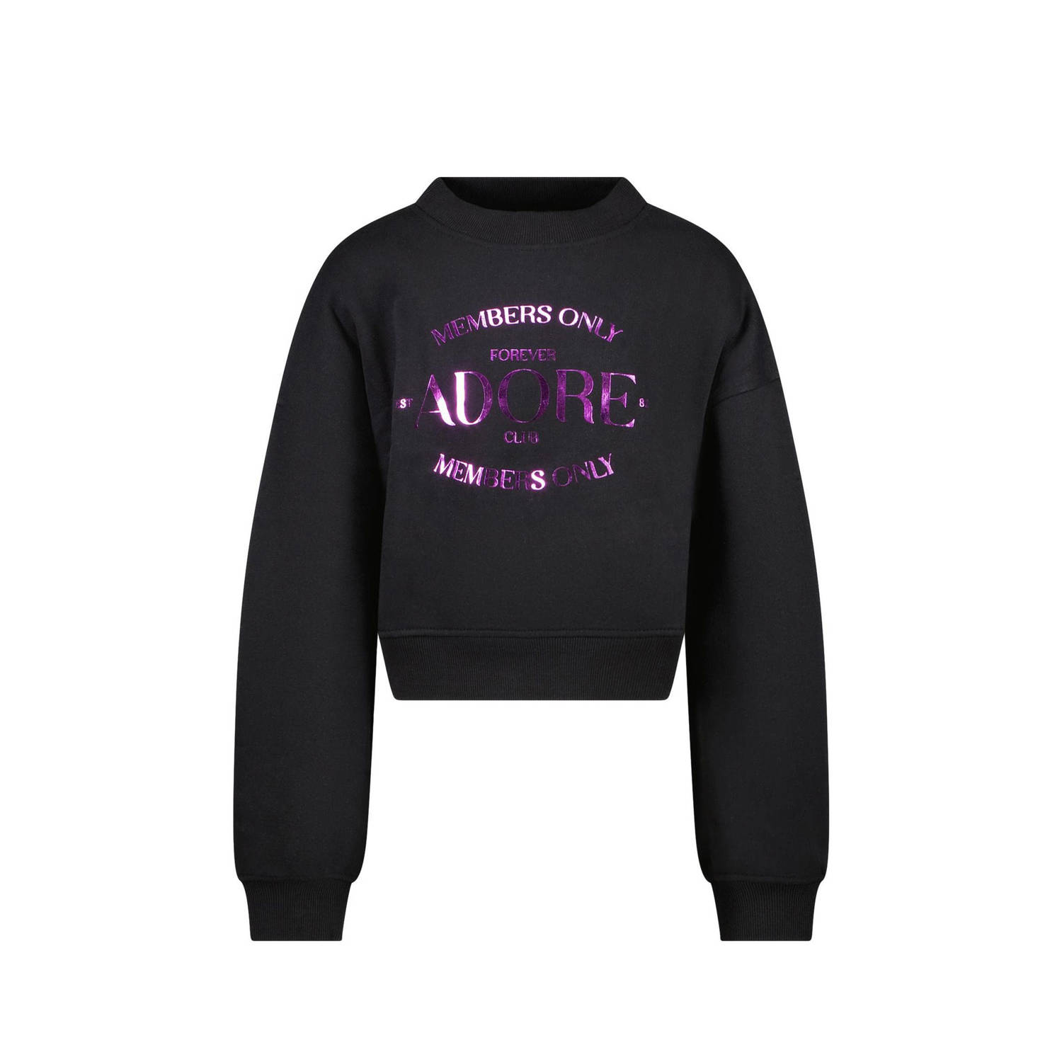 Cars sweater PAULA met printopdruk zwart