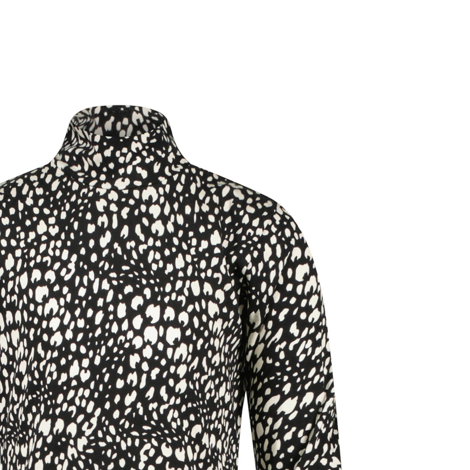 Cars longsleeve MARTINA met all over print zwart wit